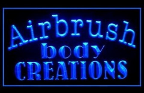 Airbrush Tattoos Body Creations LED Neon Sign